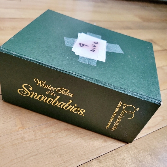 Vintage Department 56 Winter Tales "I Made This Just for You" Snowbaby - Picture 10 of 12